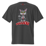 CatZilla Unisex Oversized Faded T-Shirt with Back Print Design