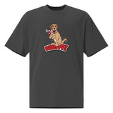 LabraDog Unisex Oversized Faded T-Shirt