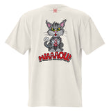 CatZilla Unisex Oversized Faded T-Shirt with Back Print Design