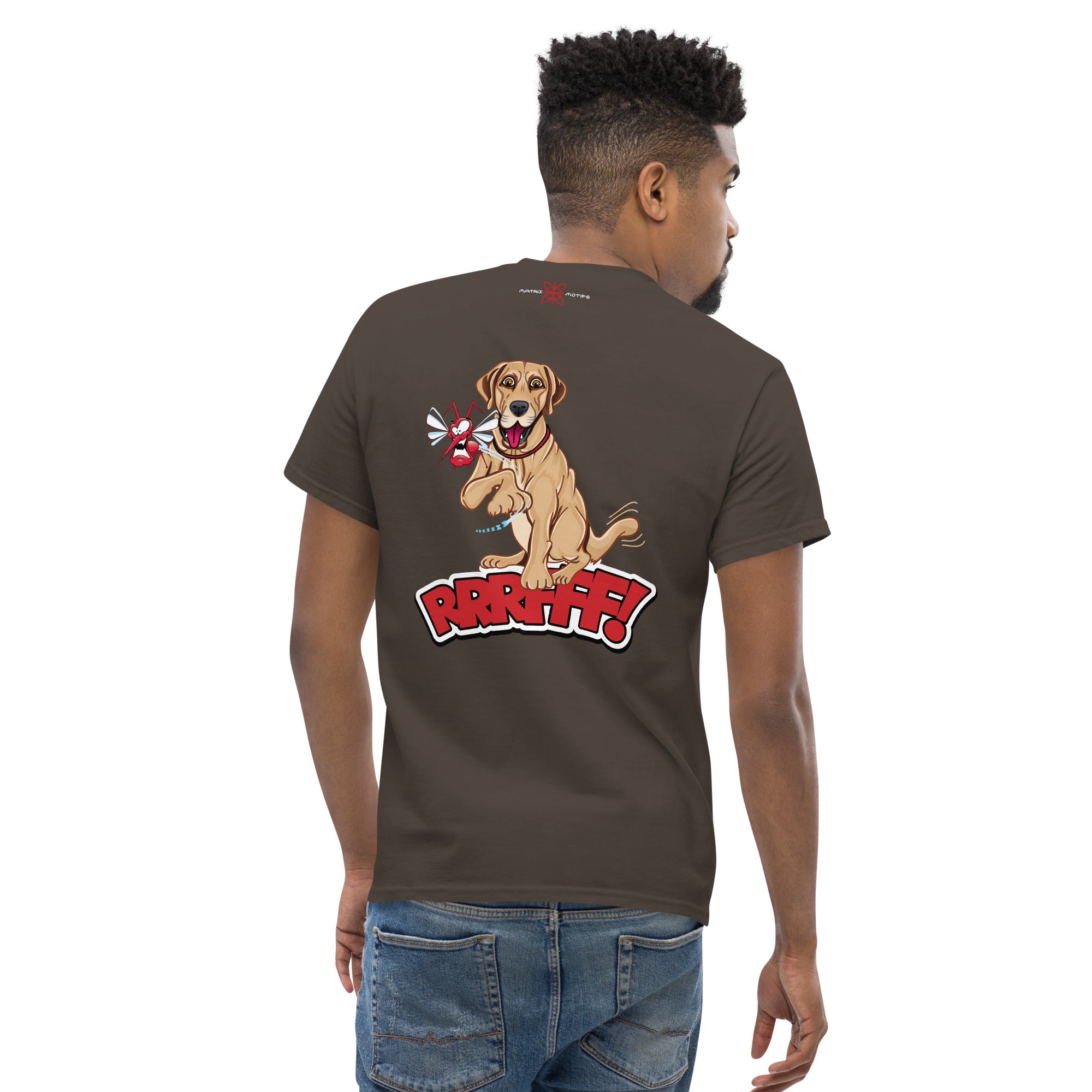 LabraDog Unisex Classic T-Shirt with Back Print Design