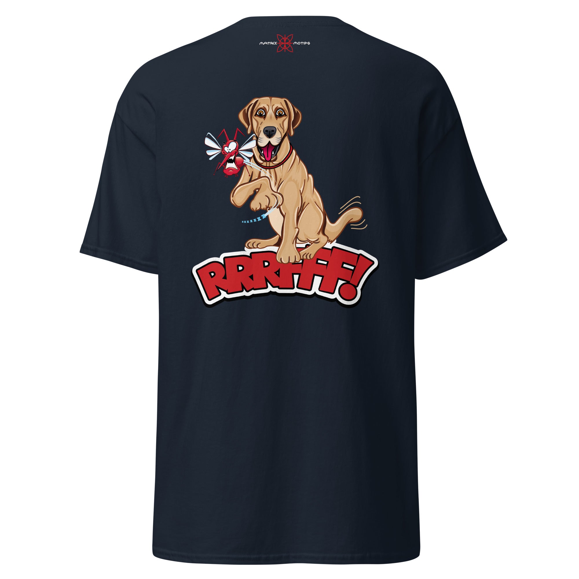 LabraDog Unisex Classic T-Shirt with Back Print Design