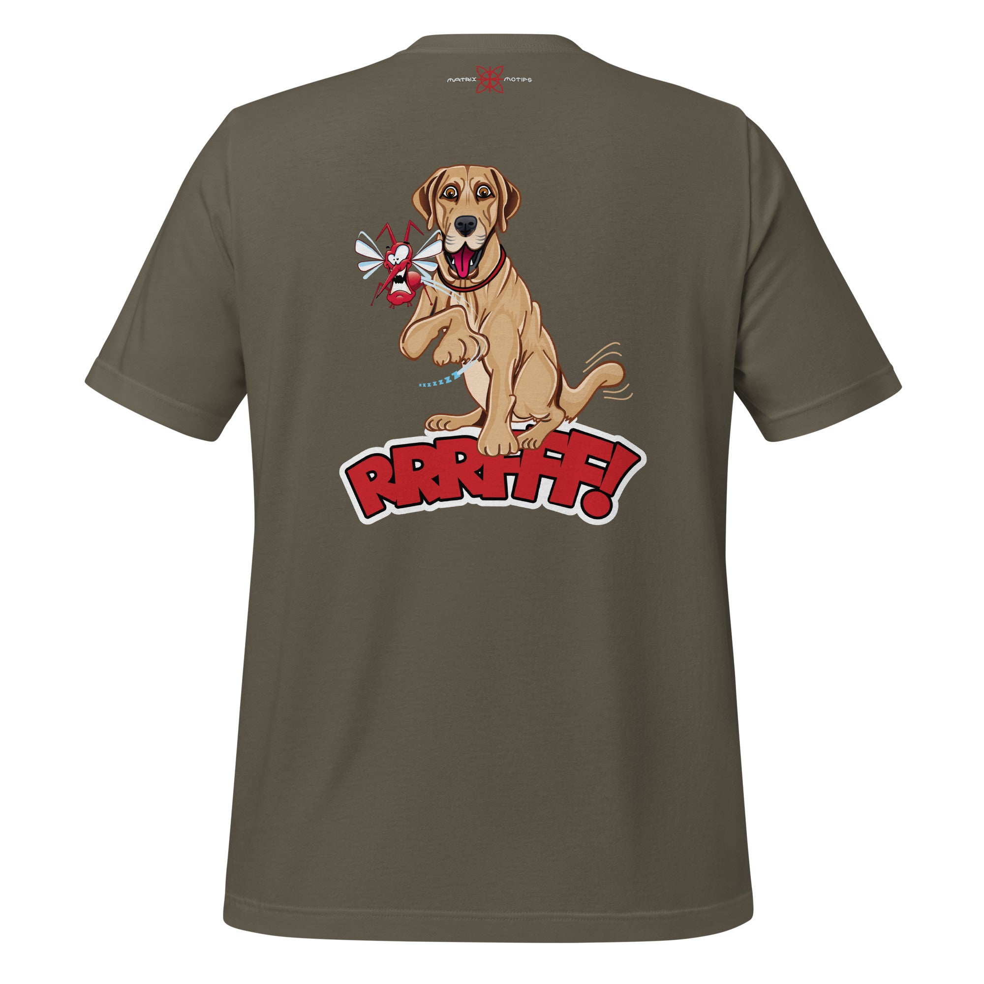 LabraDog Unisex Staple T-Shirt with Back Print Design