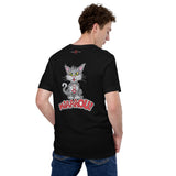 CatZilla Unisex Staple T-Shirt with Back Print Design