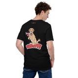 LabraDog Unisex Staple T-Shirt with Back Print Design