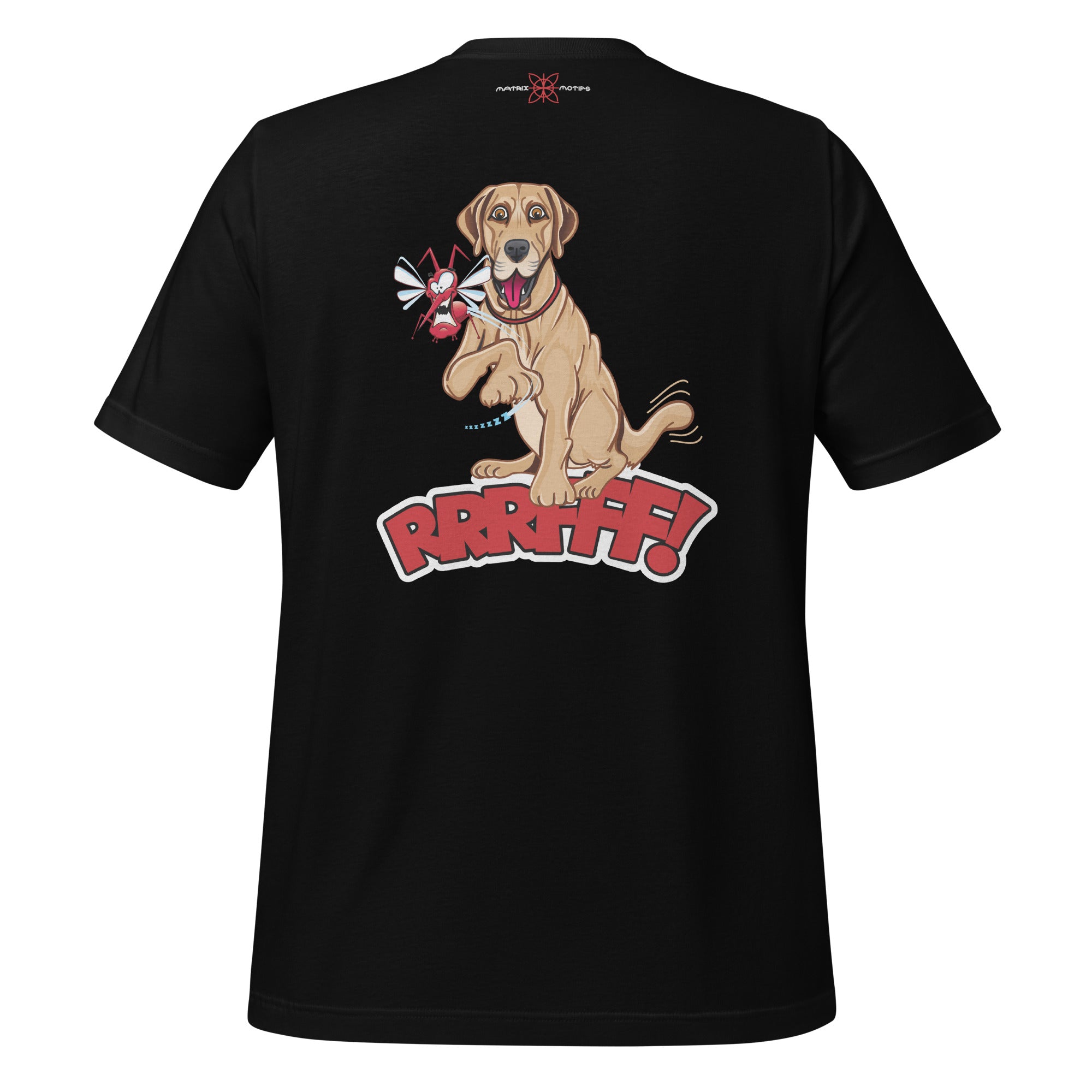 LabraDog Unisex Staple T-Shirt with Back Print Design