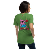 PiggyBoo Unisex Staple T-Shirt with Back Print Design