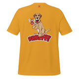 LabraDog Unisex Staple T-Shirt with Back Print Design