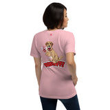 LabraDog Unisex Staple T-Shirt with Back Print Design