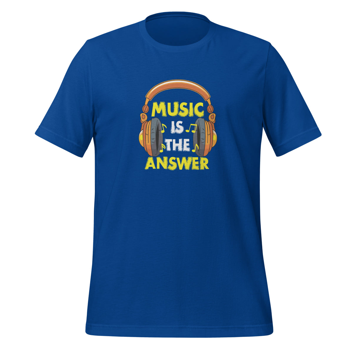 Music Is The Answer &ndash; Maglietta Unisex Uomo Divertente, Nuova Con Etichette