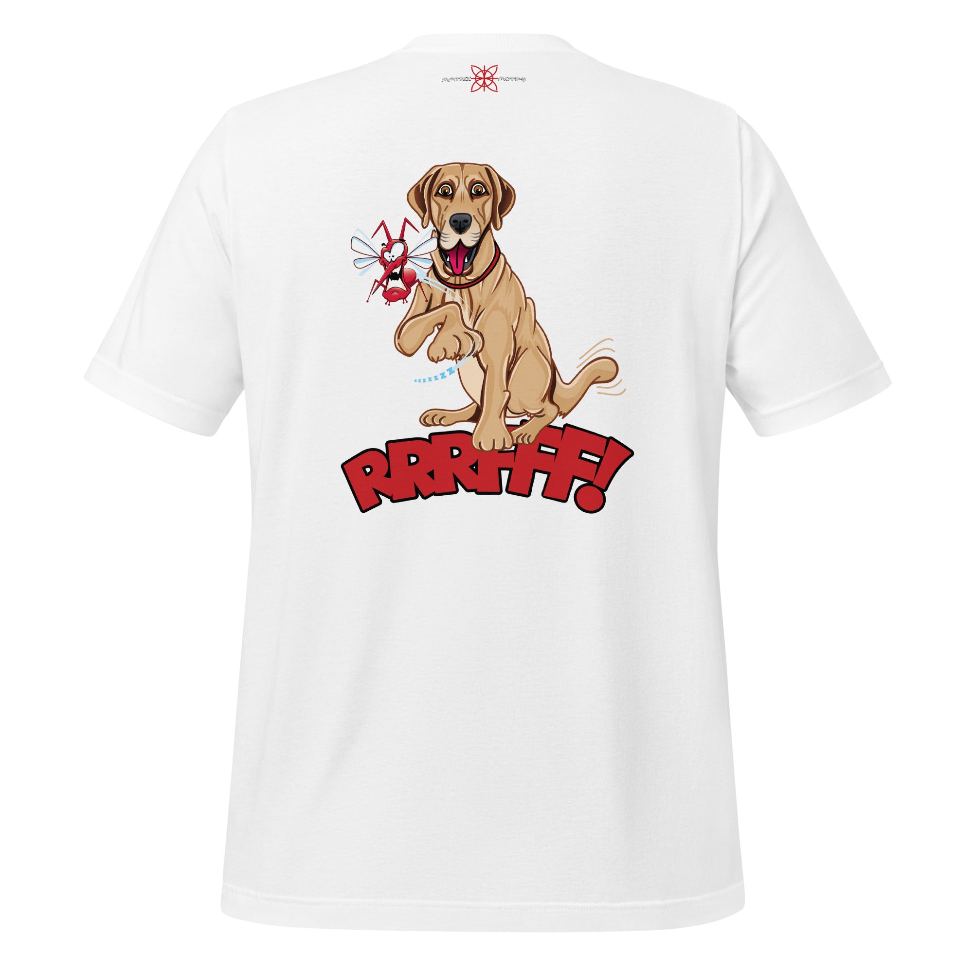 LabraDog Unisex Staple T-Shirt with Back Print Design