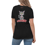 CatZilla Women's Relaxed T-Shirt with Back Print Design