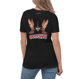 SkyRaiders Women's Relaxed T-Shirt with Back Print Design