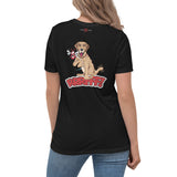 LabraDog Women's Relaxed T-Shirt with Back Print Design