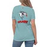 SPLASH Women's Relaxed T-Shirt with Back Print Design