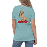 LabraDog Women's Relaxed T-Shirt with Back Print Design