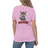 CatZilla Women's Relaxed T-Shirt with Back Print Design