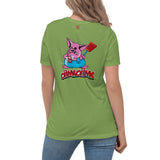 PiggyBoo Women's Relaxed T-Shirt with Back Print Design