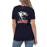 SPLASH Women's Relaxed T-Shirt with Back Print Design