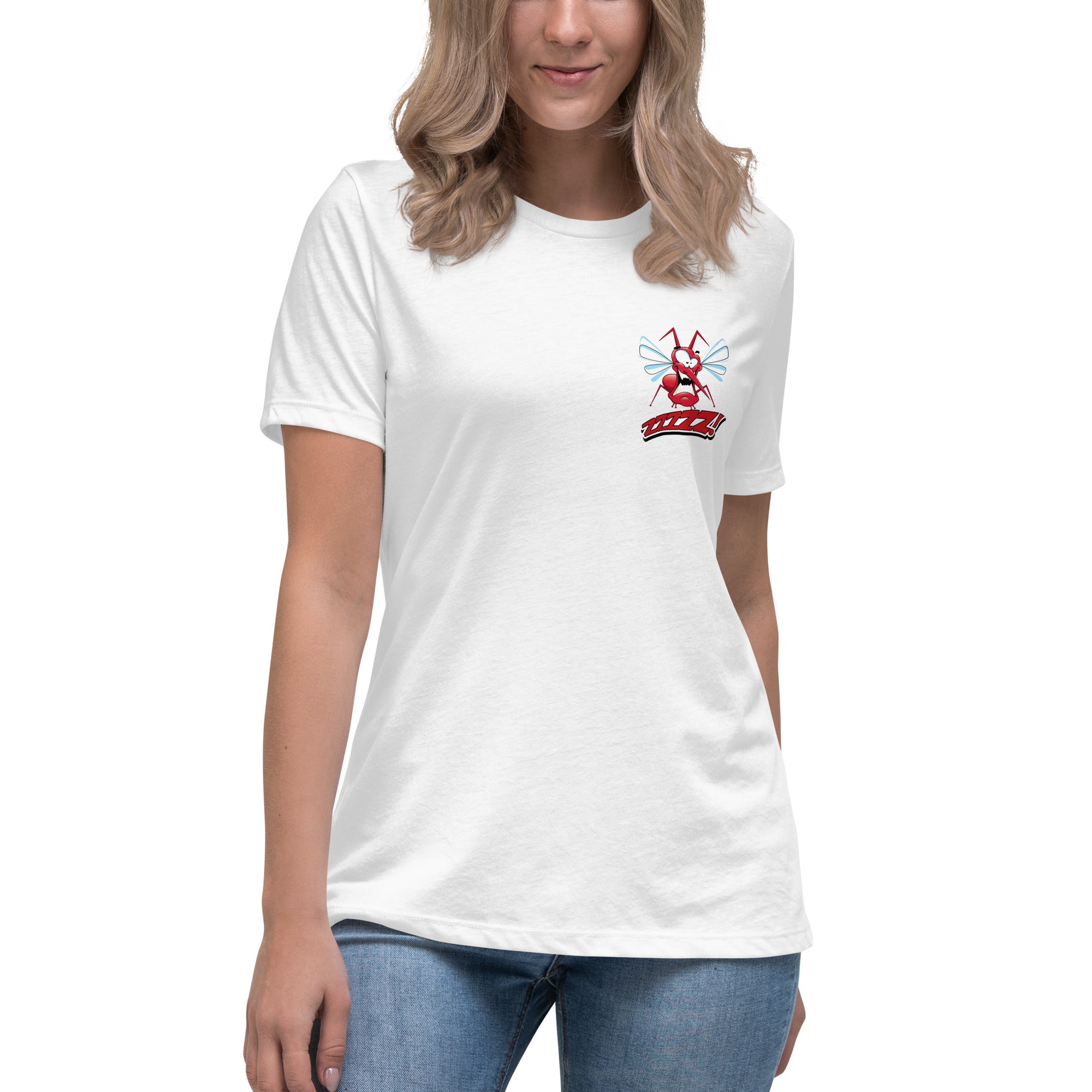 LabraDog Women's Relaxed T-Shirt with Back Print Design